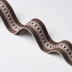 85172 | Lubeck Tape Narrow - Brown Schumacher Lubeck Tape Narrow trim in Brown (85172)
