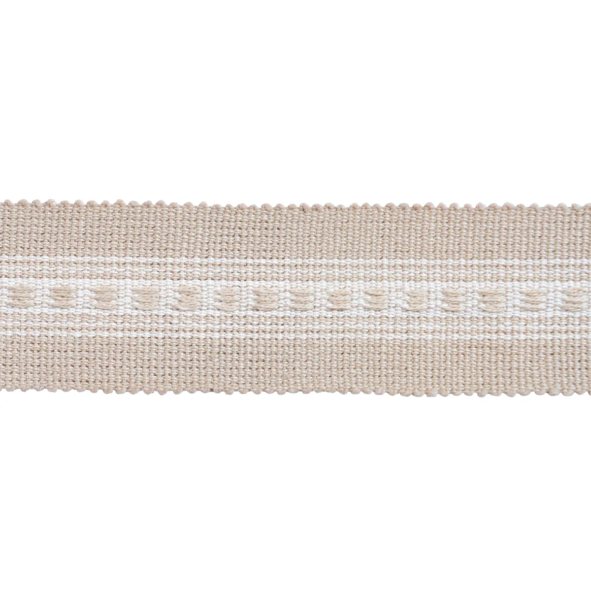 Schumacher Lubeck Tape Narrow trim in Natural (85175)