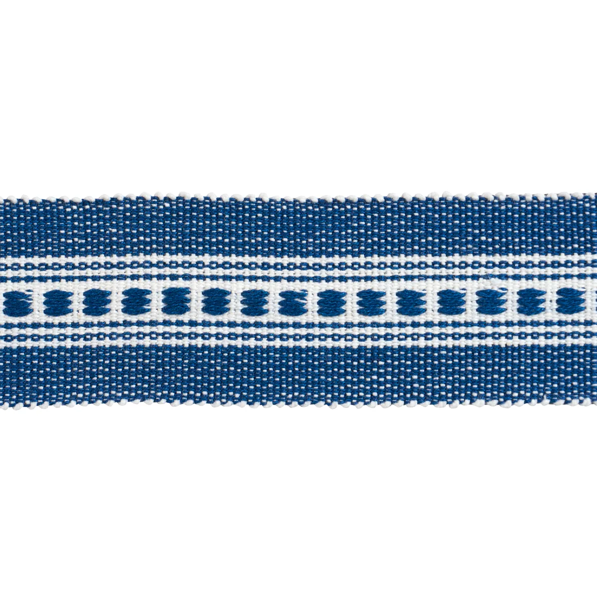 Schumacher Lubeck Tape Narrow trim in Navy (85174)
