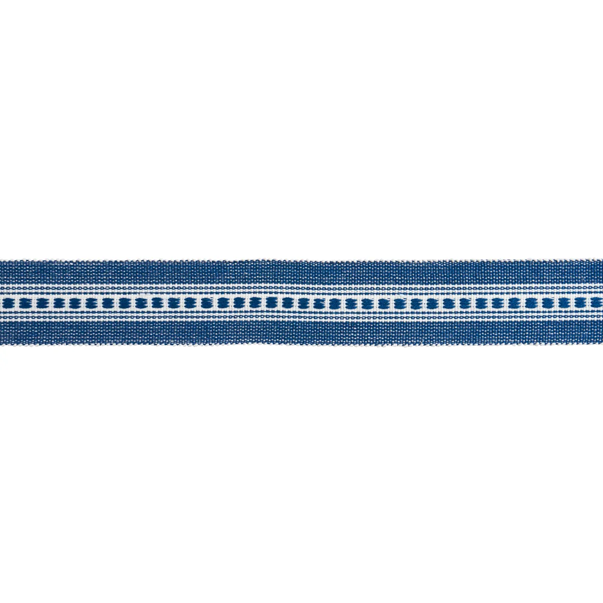Schumacher Lubeck Tape Narrow trim in Navy (85174)