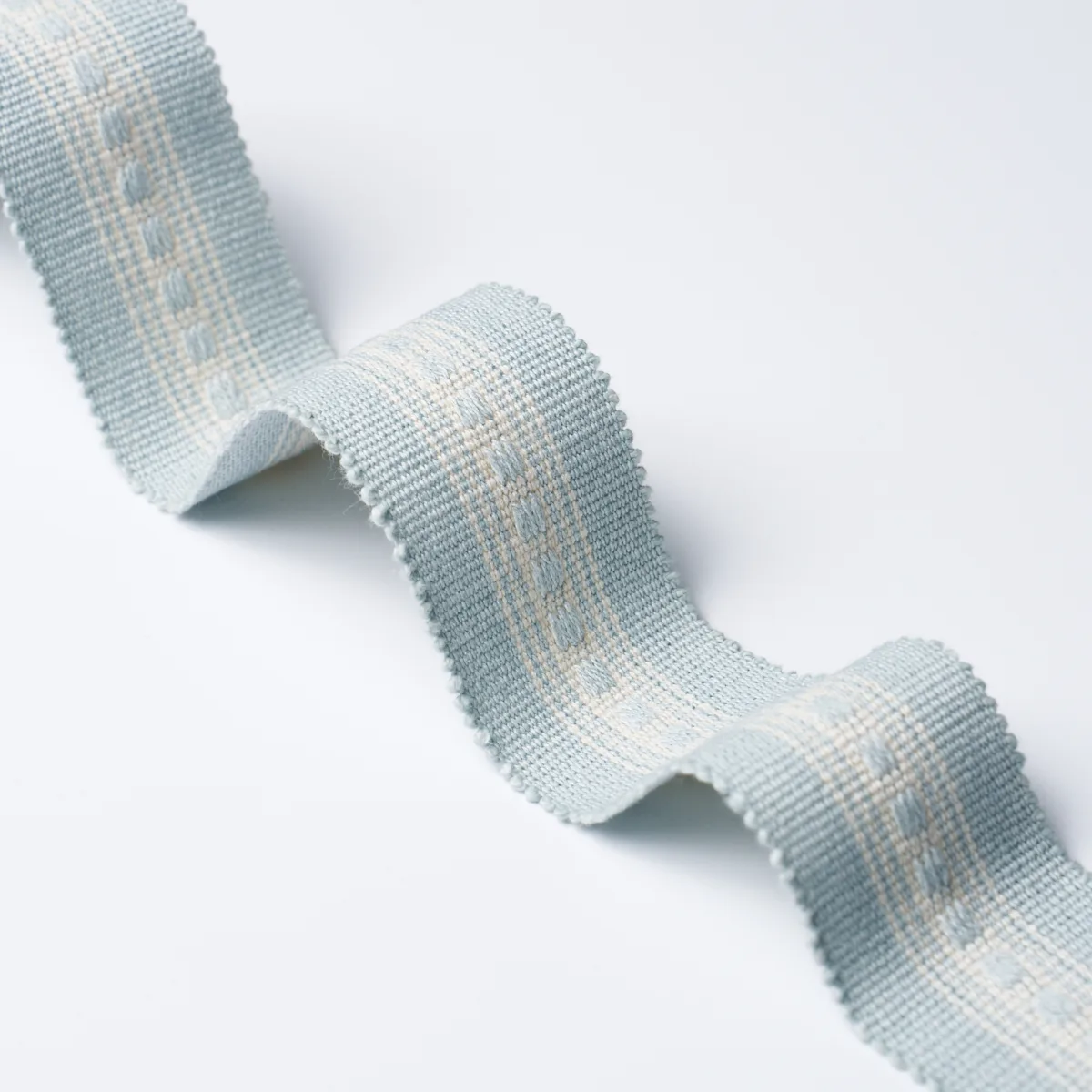 85173 | Lubeck Tape Narrow - Sky Schumacher Lubeck Tape Narrow trim in Sky (85173)