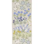 79313 | Lula Embroidered Tape - Blue Schumacher Lula Embroidered Tape trim in Blue (79313)
