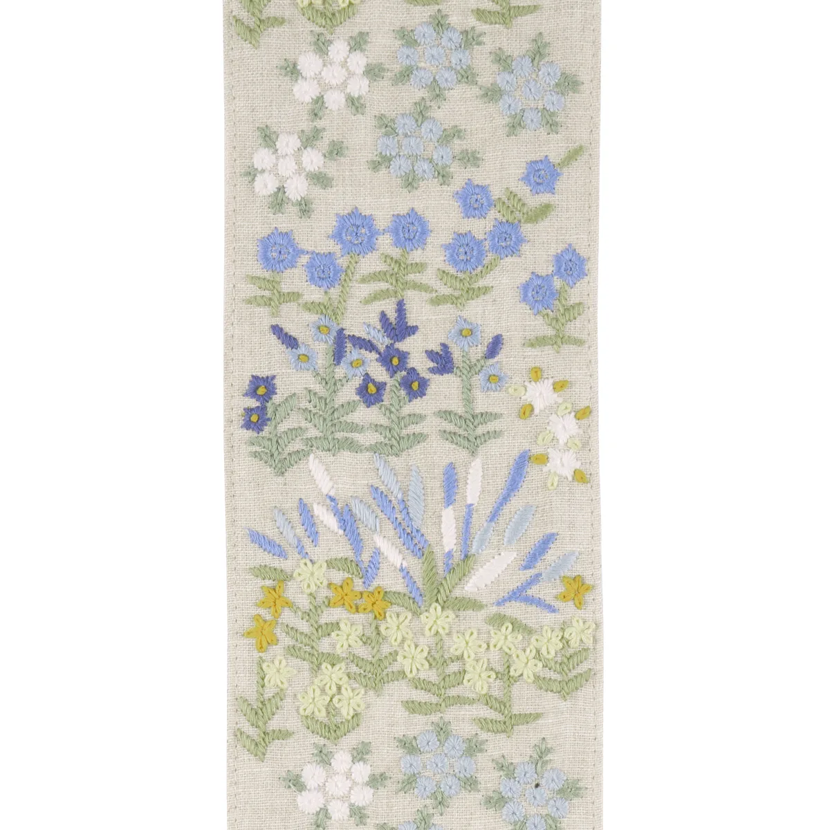 Schumacher Lula Embroidered Tape trim in Blue (79313)