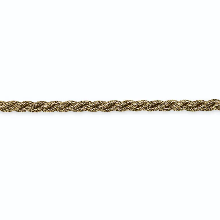 Schumacher Lulu Cord trim in Pewter Metallic (C9211-2)