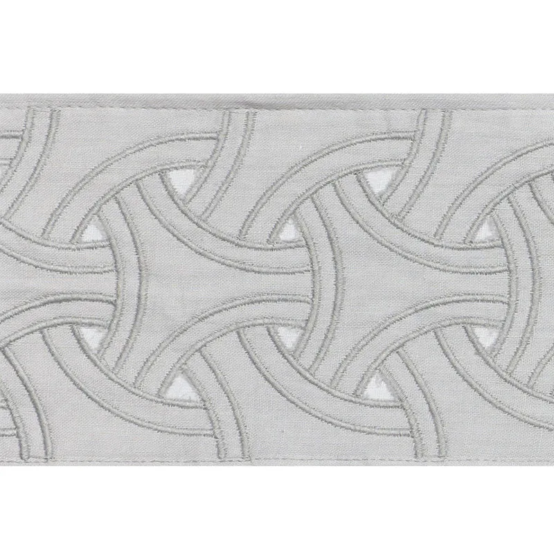 Schumacher Lynx Tape trim in Dove (74391)
