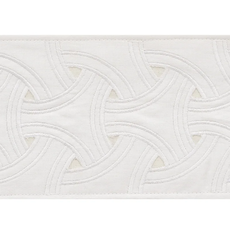Schumacher Lynx Tape trim in Ivory (74390)