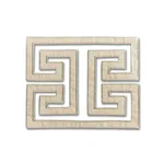 66131 | Madame Wu Appliqué - Greige Schumacher Madame Wu Appliqué trim in Greige (66131)