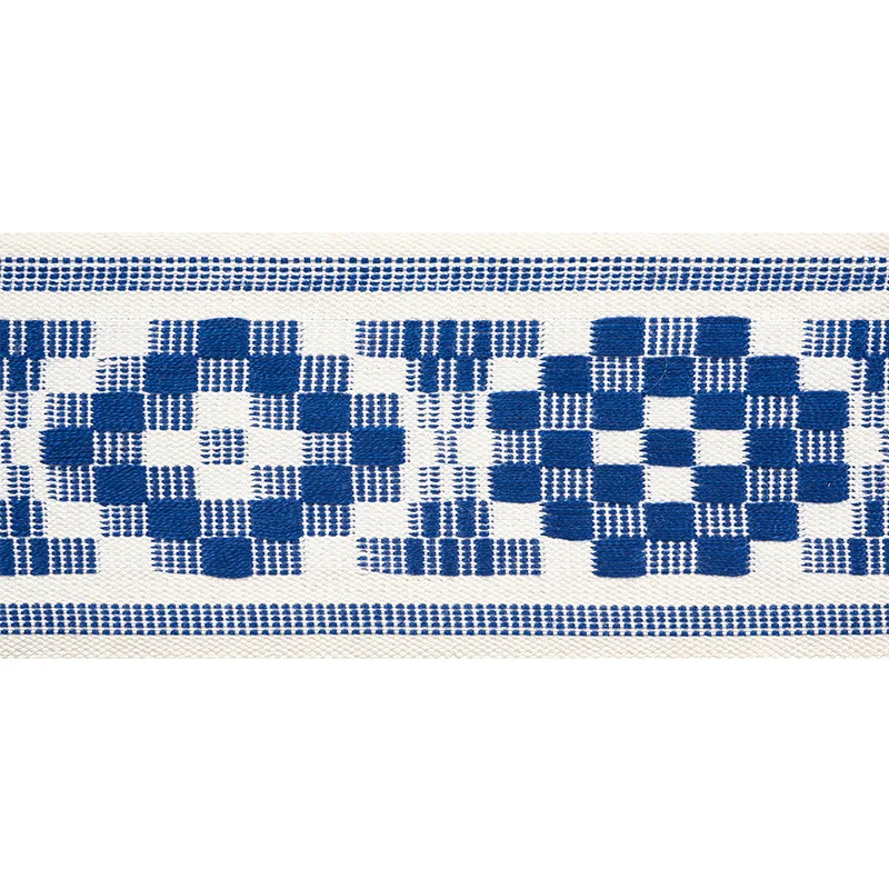 Schumacher Maidstone Tape trim in Blue (75310)