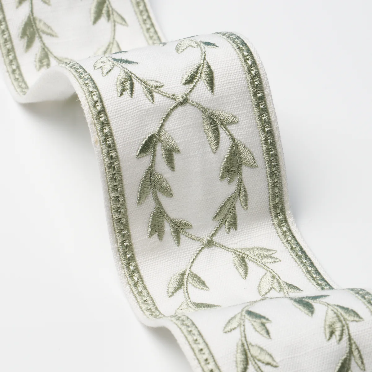 84572 | Maison Vine - Celadon Schumacher Maison Vine trim in Celadon (84572)