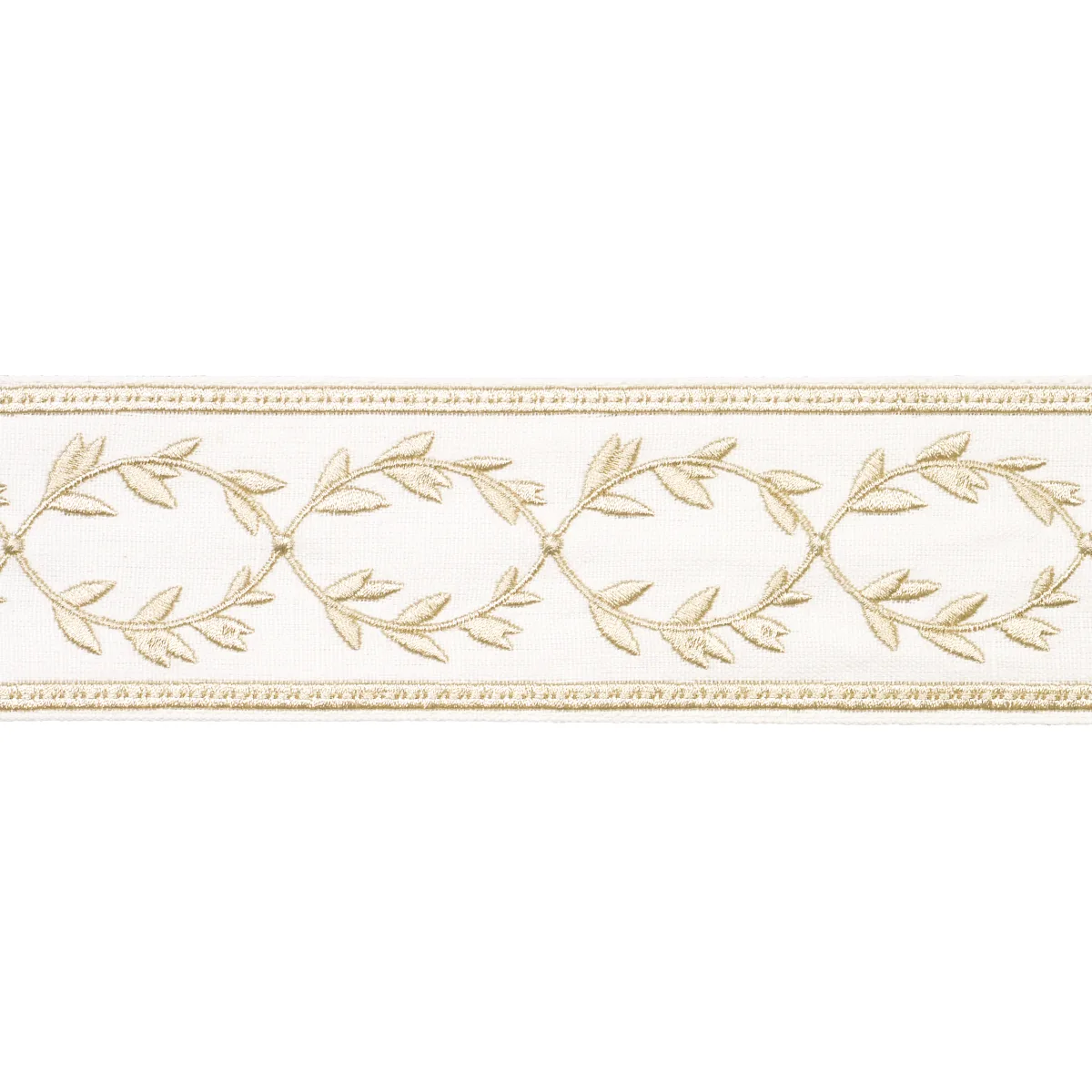 Schumacher Maison Vine trim in Ivory (84571)