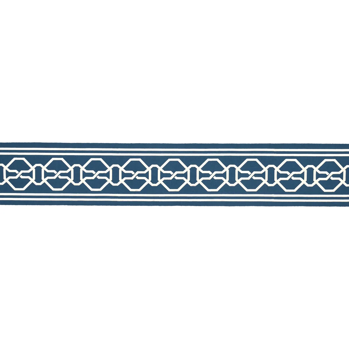 Schumacher Malmaison Tape trim in Blue (77350)