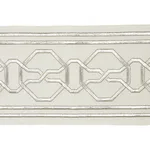 66156 | Malmaison Tape - Silver Schumacher Malmaison Tape trim in Silver (66156)