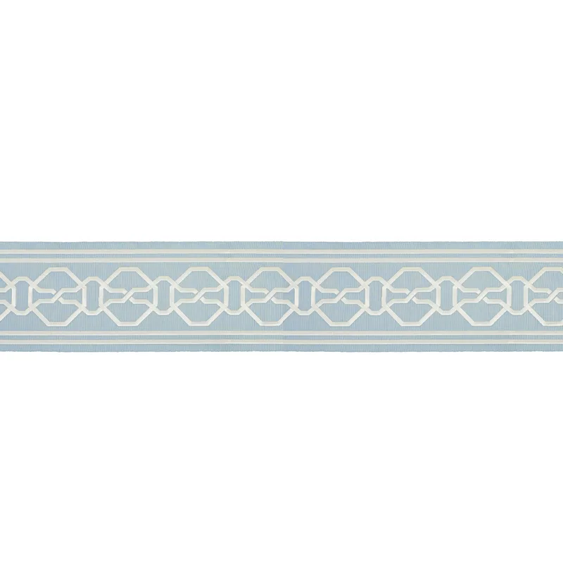 Schumacher Malmaison Tape trim in Sky (66158)