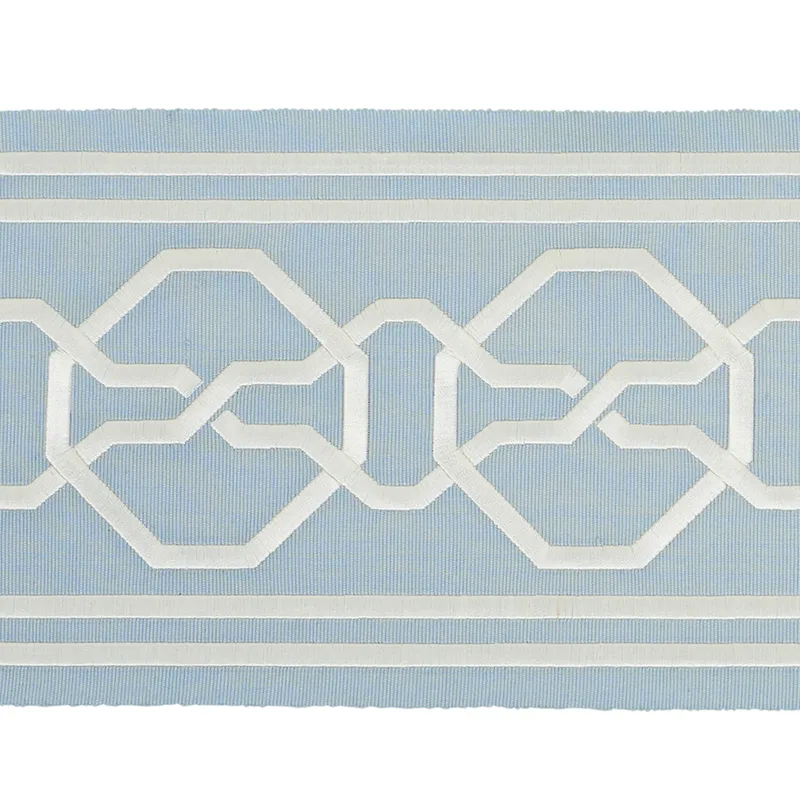 Schumacher Malmaison Tape trim in Sky (66158)