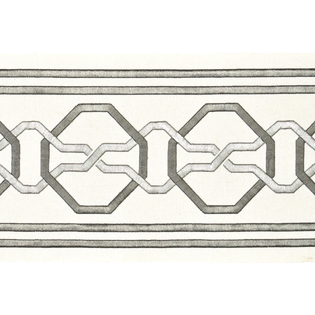 Schumacher Malmaison Tape trim in Swan (66151)