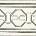 66151 | Malmaison Tape - Swan Schumacher Malmaison Tape trim in Swan (66151)