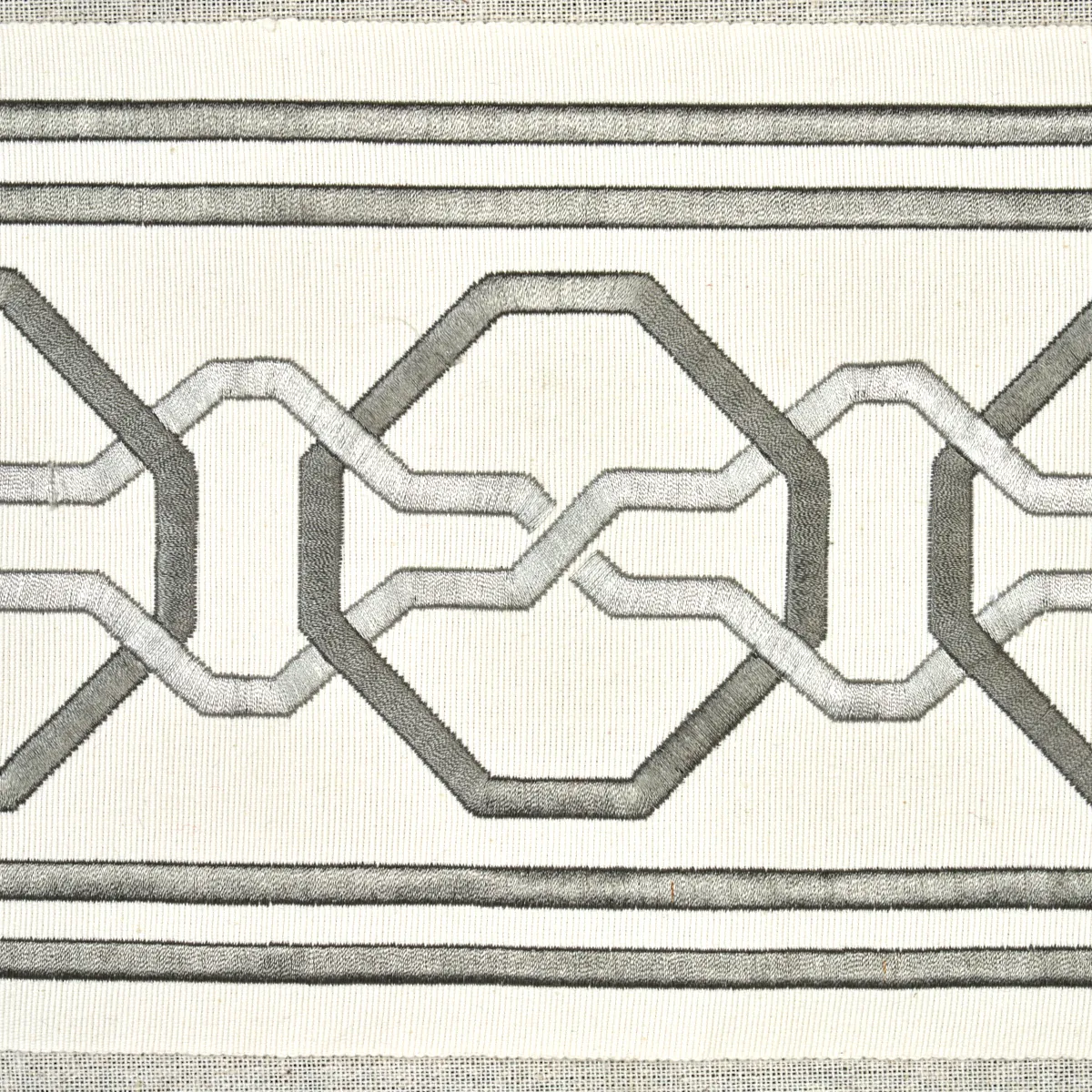 66151 | Malmaison Tape - Swan Schumacher Malmaison Tape trim in Swan (66151)