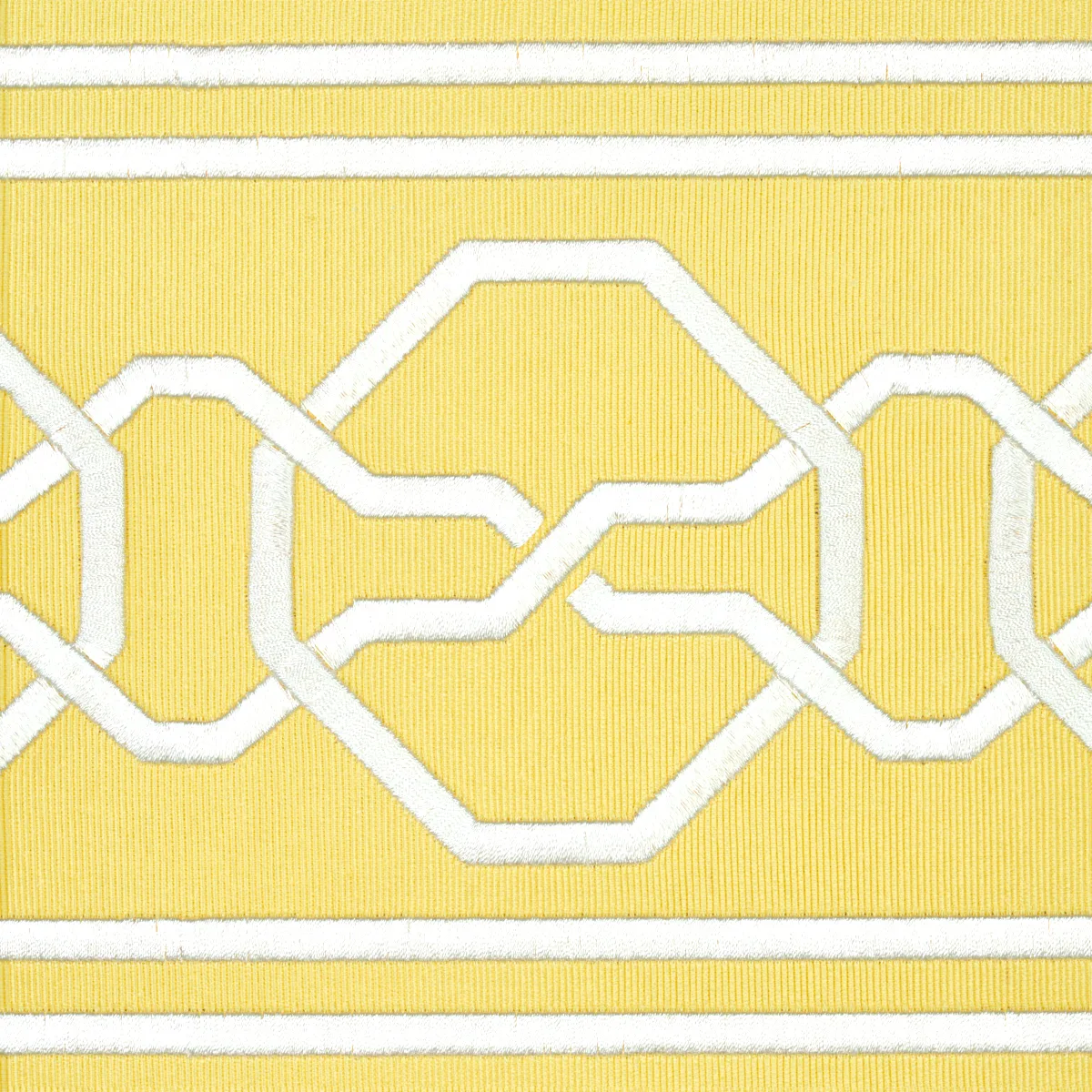 77352 | Malmaison Tape - Yellow Schumacher Malmaison Tape trim in Yellow (77352)