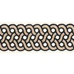 77155 | Mandeville Tape - Almond Schumacher Mandeville Tape trim in Almond (77155)