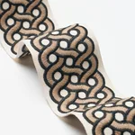 77155 | Mandeville Tape - Almond Schumacher Mandeville Tape trim in Almond (77155)