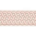 Schumacher Mandeville Tape trim in Blush (77152)
