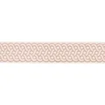 Schumacher Mandeville Tape trim in Blush (77152)