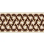 77151 | Mandeville Tape - Chestnut Schumacher Mandeville Tape trim in Chestnut (77151)
