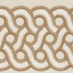 77150 | Mandeville Tape - Dune Schumacher Mandeville Tape trim in Dune (77150)