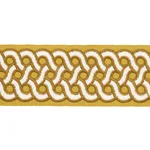 Schumacher Mandeville Tape trim in Goldenrod (77156)