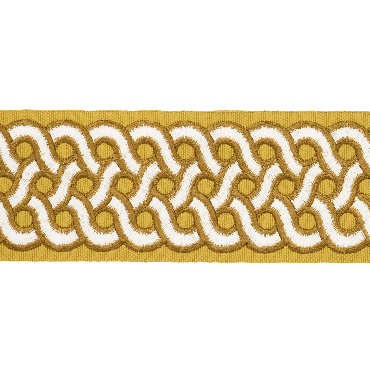 Schumacher Mandeville Tape trim in Goldenrod (77156)