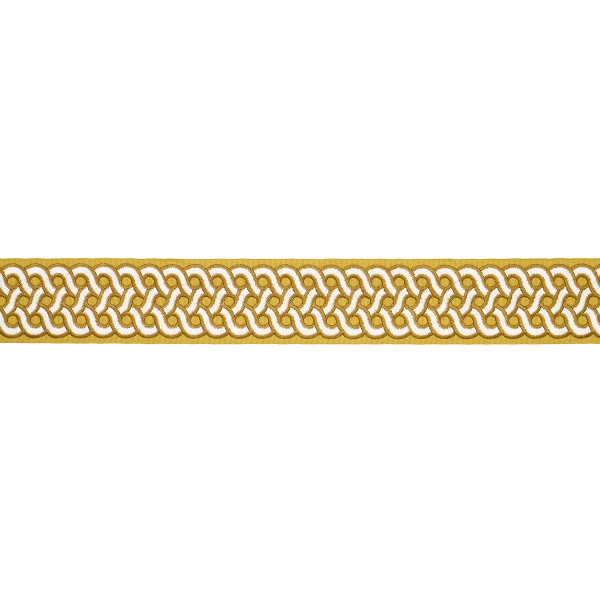 Schumacher Mandeville Tape trim in Goldenrod (77156)