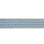 77153 | Mandeville Tape - Pacific Schumacher Mandeville Tape trim in Pacific (77153)