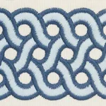 77153 | Mandeville Tape - Pacific Schumacher Mandeville Tape trim in Pacific (77153)