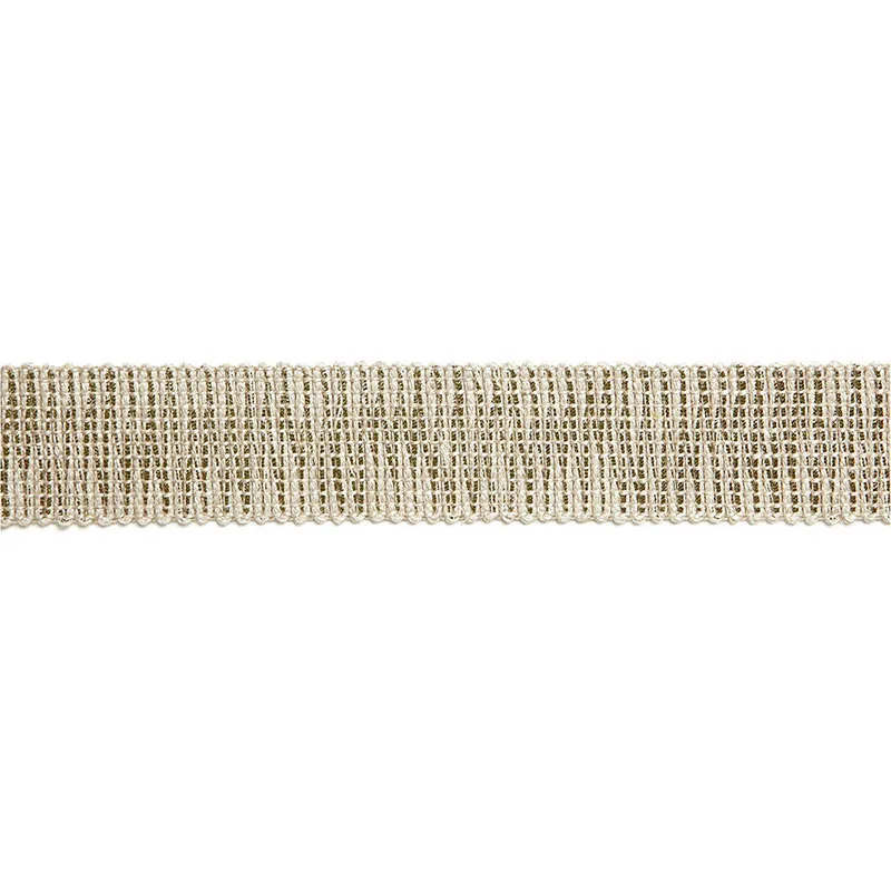 Schumacher Margaux Braid trim in Linen (65350)