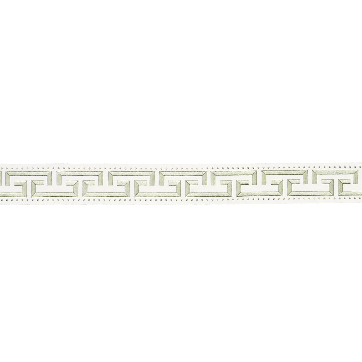 Schumacher Margo Fret trim in Celadon (84583)