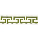 Schumacher Margo Fret trim in Green (84582)