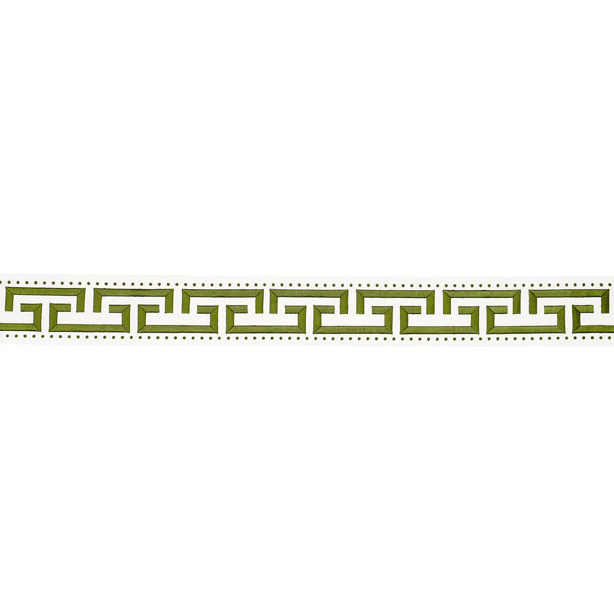 Schumacher Margo Fret trim in Green (84582)
