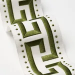 Schumacher Margo Fret trim in Green (84582)