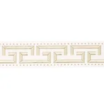 84584 | Margo Fret - Ivory Schumacher Margo Fret trim in Ivory (84584)