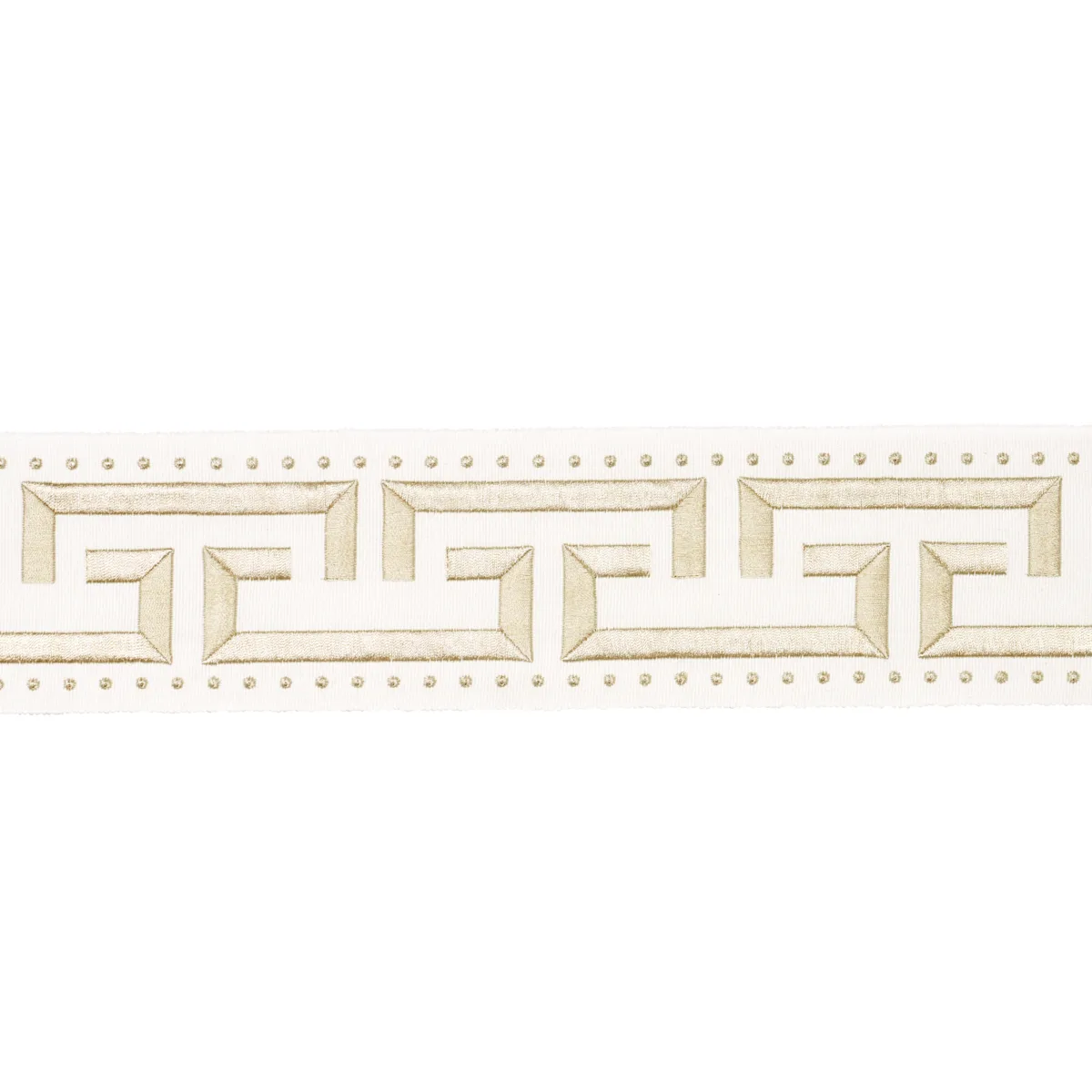 Schumacher Margo Fret trim in Ivory (84584)