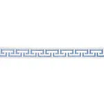 84581 | Margo Fret - Porcelain Schumacher Margo Fret trim in Porcelain (84581)