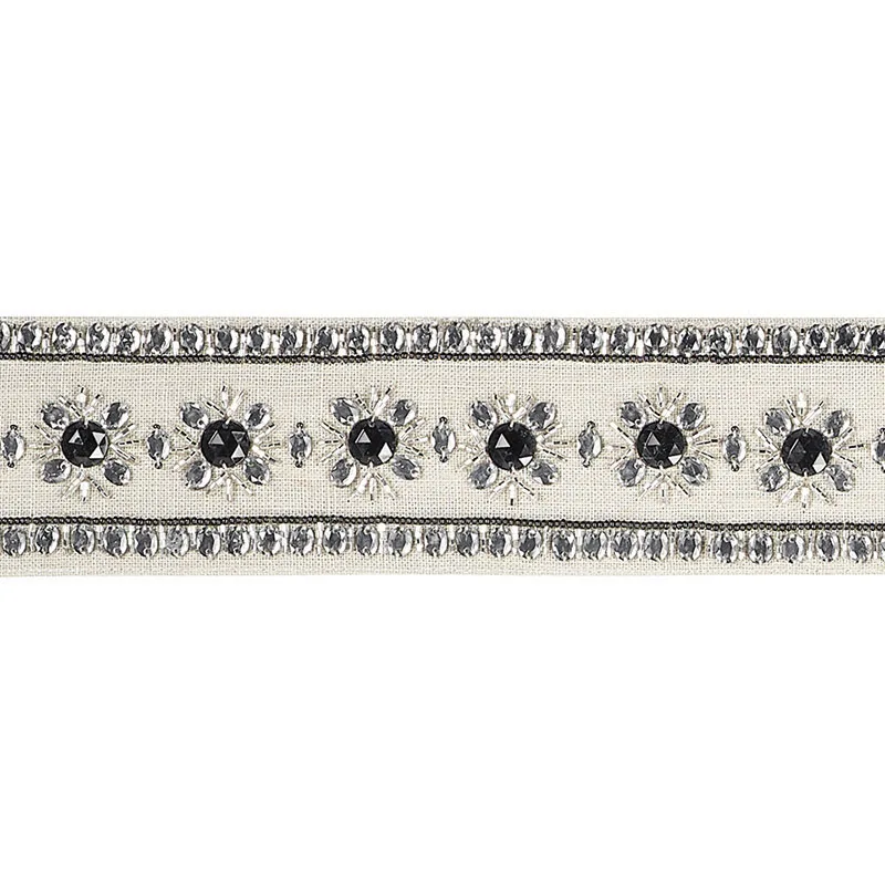 Schumacher Maria Tape trim in Jet (69000)