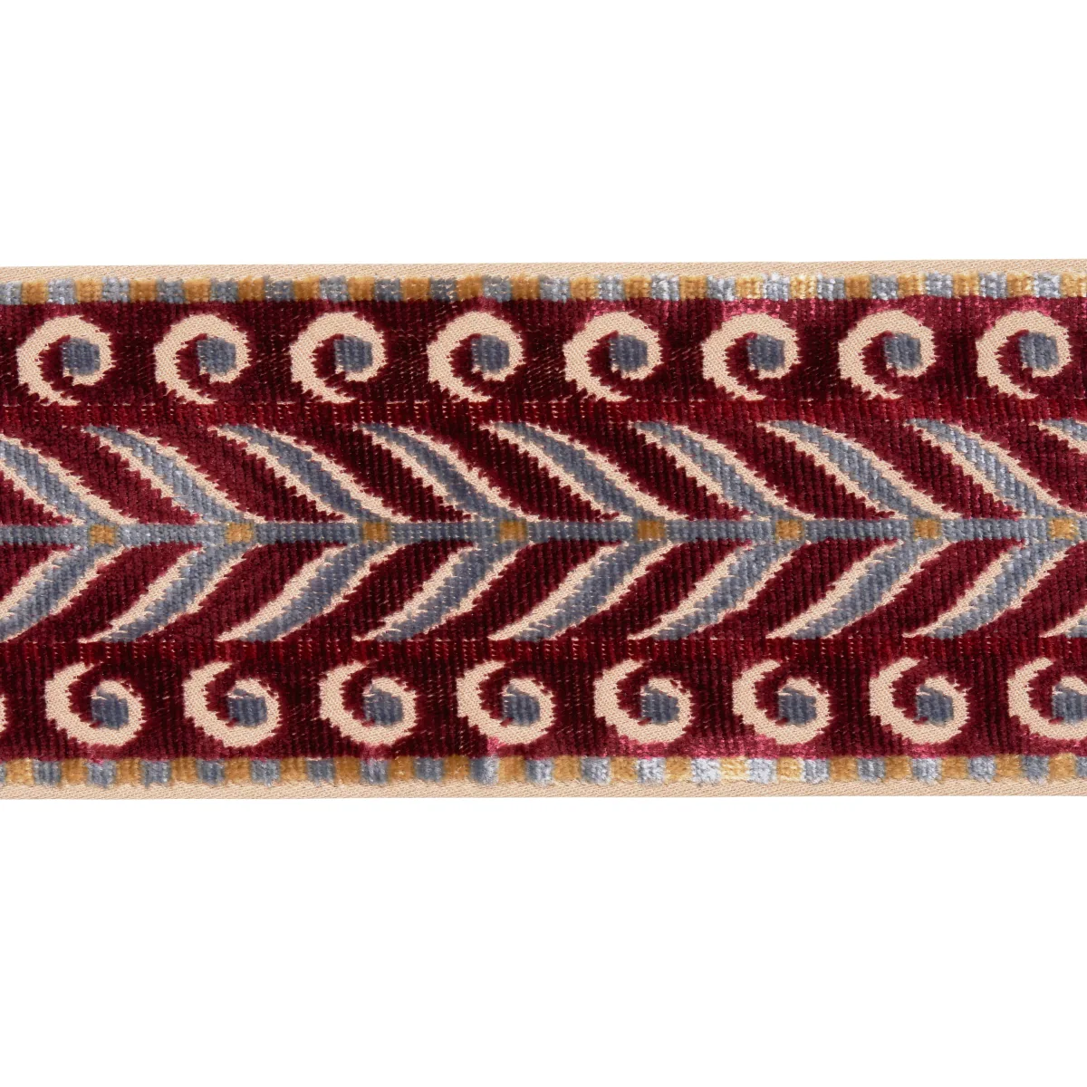 77625 | Marion Velvet Tape – Aubergine