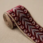 77625 | Marion Velvet Tape - Aubergine Schumacher Marion Velvet Tape trim in Aubergine (77625)