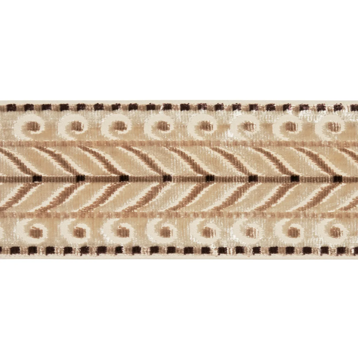 77624 | Marion Velvet Tape – Champagne