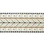 77620 | Marion Velvet Tape - Ivory Schumacher Marion Velvet Tape trim in Ivory (77620)