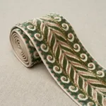 77626 | Marion Velvet Tape - Jade Schumacher Marion Velvet Tape trim in Jade (77626)