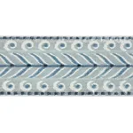 77623 | Marion Velvet Tape - Sky Schumacher Marion Velvet Tape trim in Sky (77623)