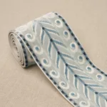 77623 | Marion Velvet Tape - Sky Schumacher Marion Velvet Tape trim in Sky (77623)