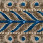 77622 | Marion Velvet Tape - Taupe Schumacher Marion Velvet Tape trim in Taupe (77622)